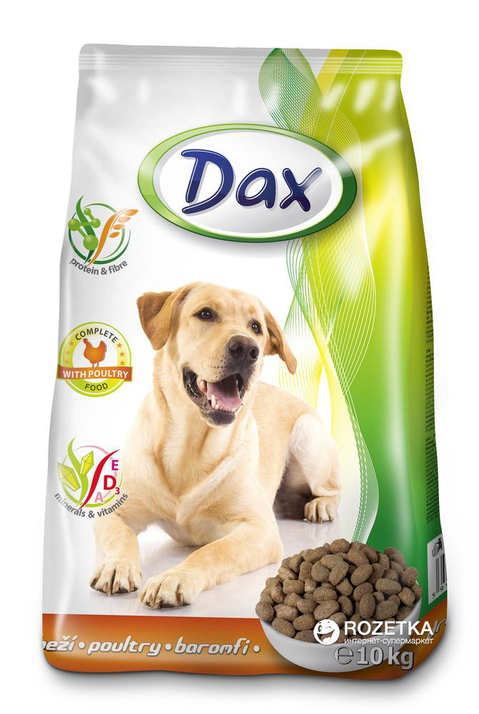 

Сухой корм для собак Dax с птицей 10 кг