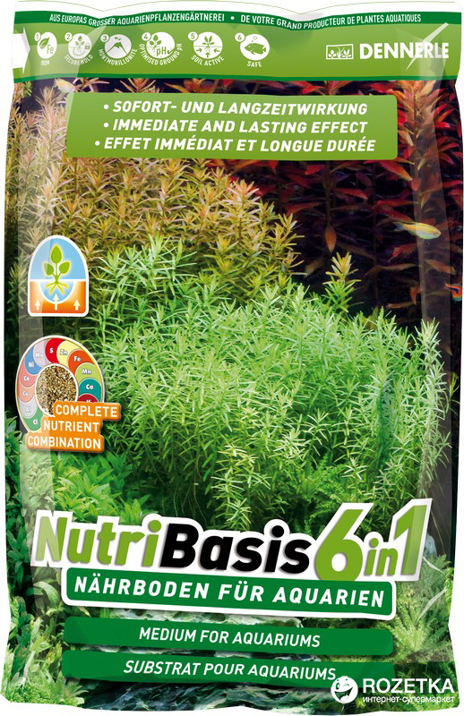 

Грунтовая подкормка Dennerle Nutri Basis 6в1 9.6 кг