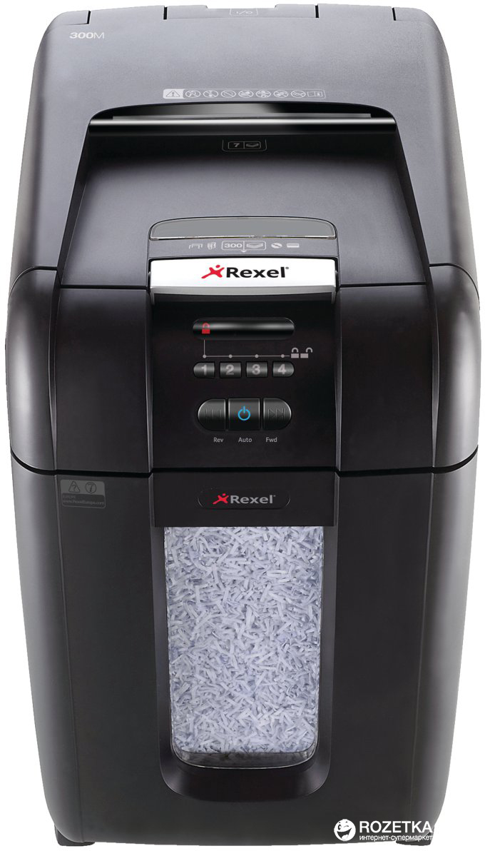 Шредер Rexel Auto+ 300M (2104300EU) – характеристики | ROZETKA