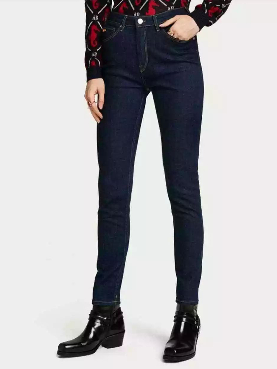 Акція на Джинси Skinny жіночі Scotch&Soda 151124 W30L32 Індиго від Rozetka