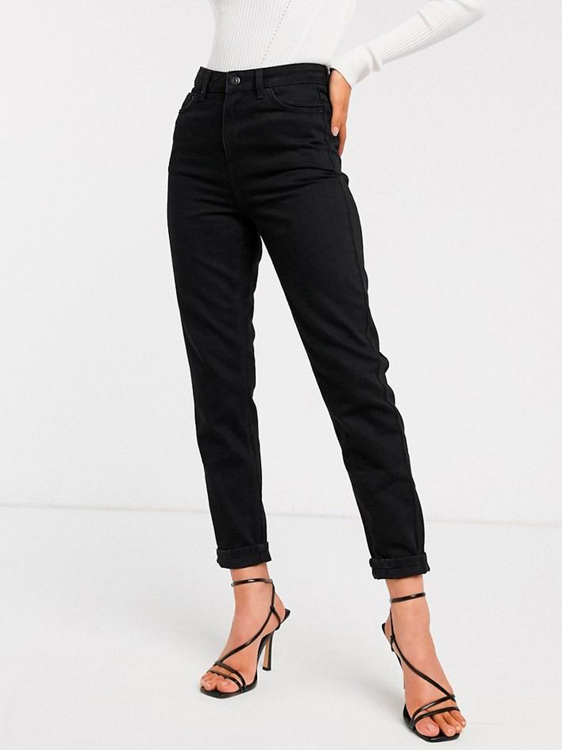 Акція на Джинси Slim Fit жіночі Topshop FLAS-02W19UBLK 24-30 Чорні від Rozetka