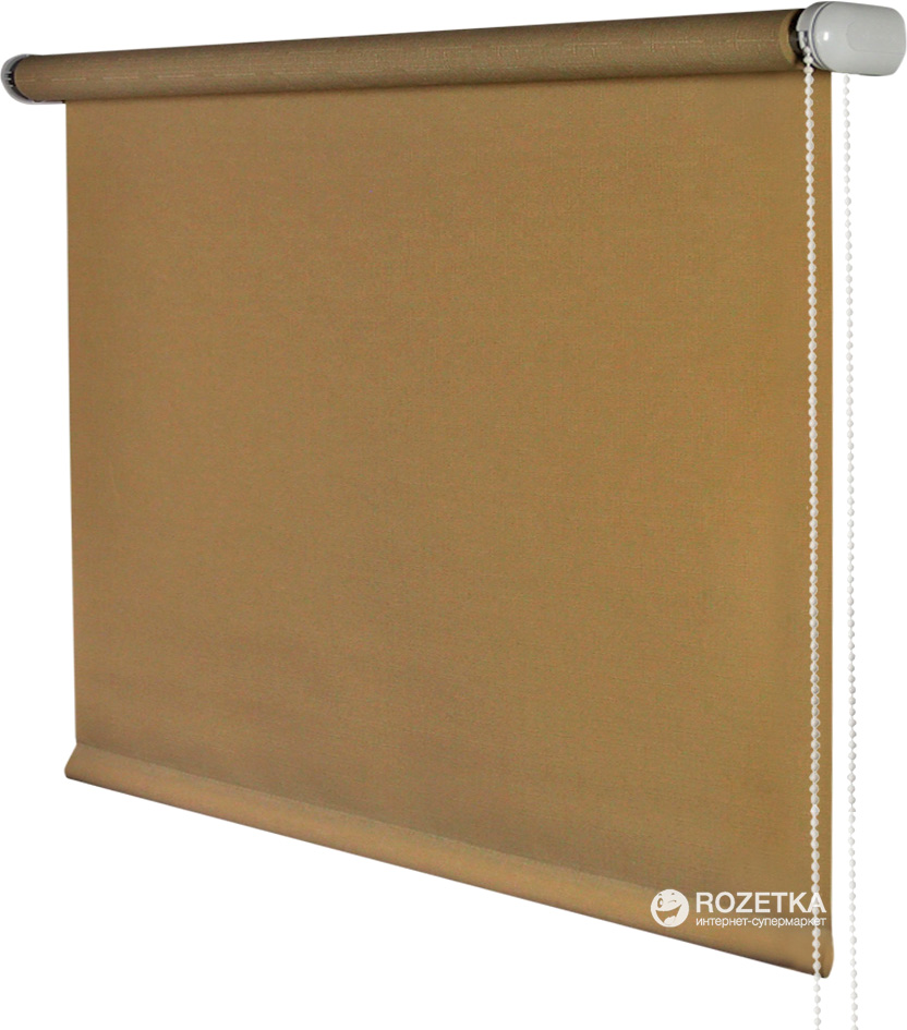 

Ролета тканевая Деко-Сити Стандарт 60x170 см, лен, Какао