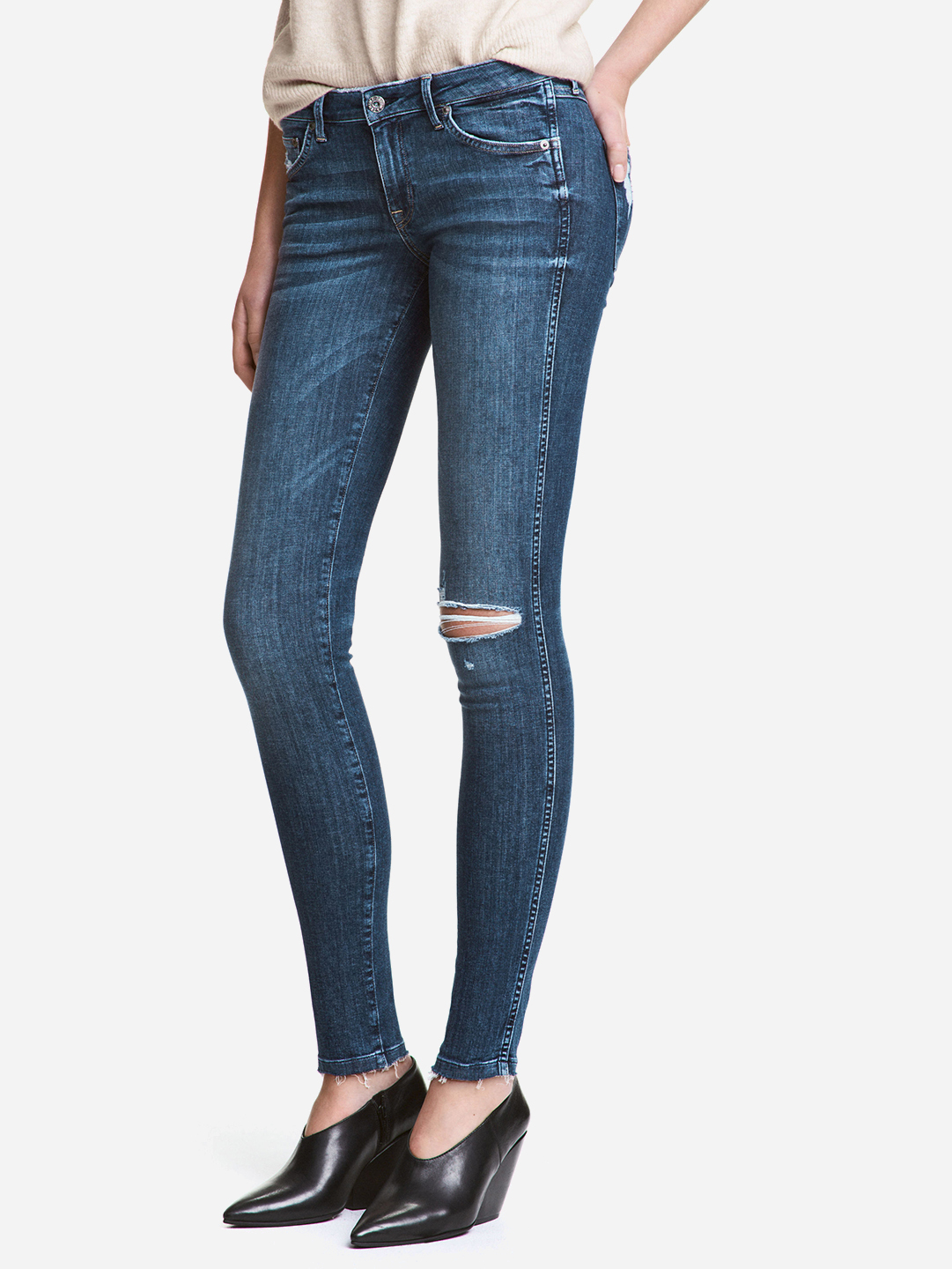 Акція на Джинси Skinny жіночі H&M XAZ117696GCZX 28-30 Сині від Rozetka