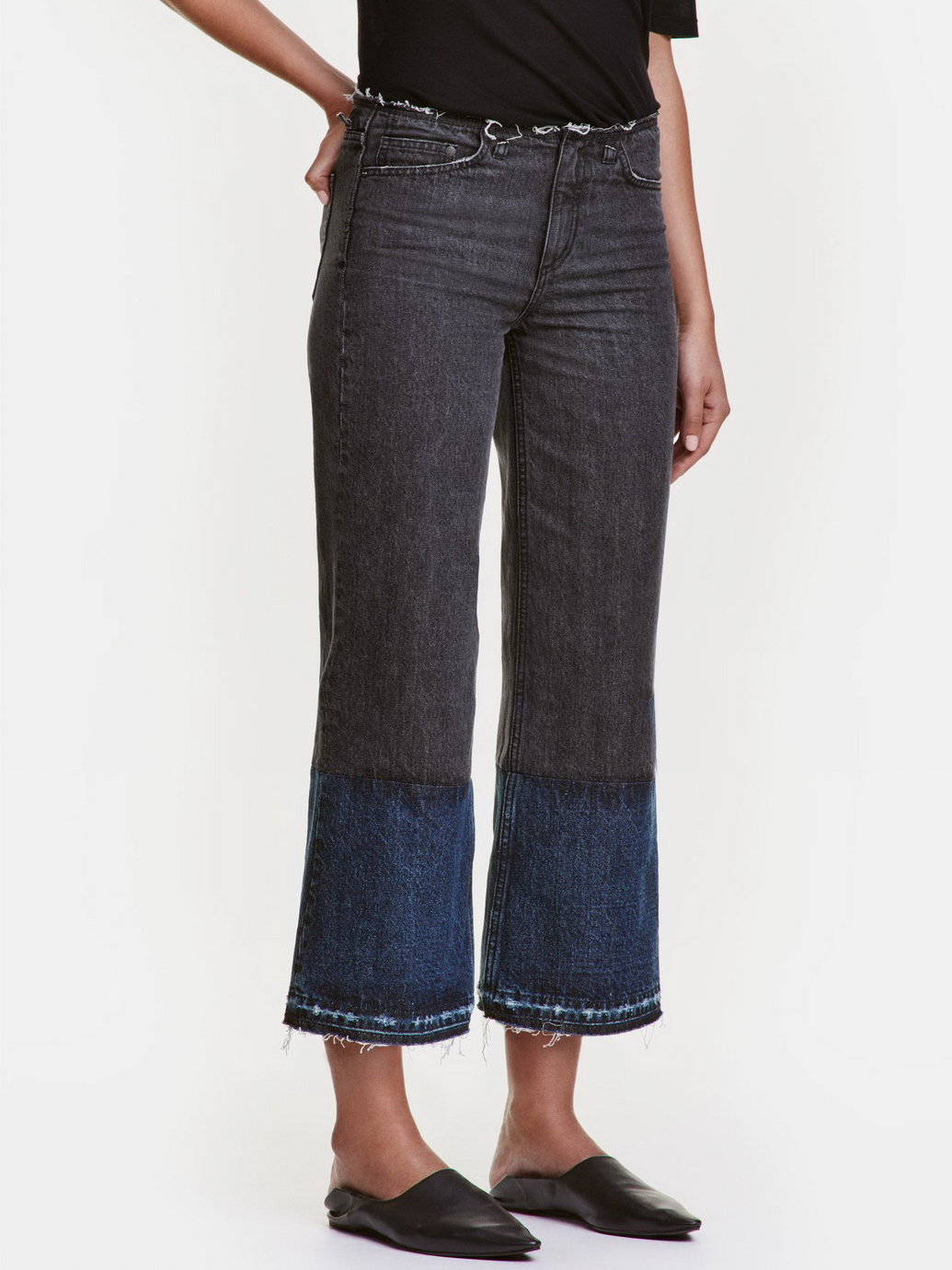 Джинси Кльош жіночі H&M 0418094_01 W29 Чорні від Rozetka на платформі USKIDKA Акція на Джинси Кльош жіночі H&M 0418094_01 W29 Чорні від Rozetka