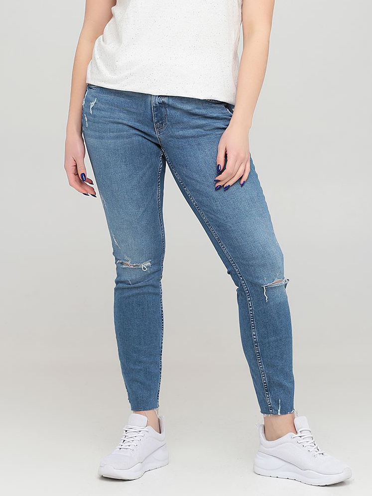 Акція на Джинси Skinny жіночі H&M 0778285 32 Сині (LD2000001258415_KAY2000001258415) від Rozetka