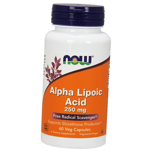 

Антиоксидант Now Foods Alpha Lipoic Acid 250 60вегкапс (70128005)