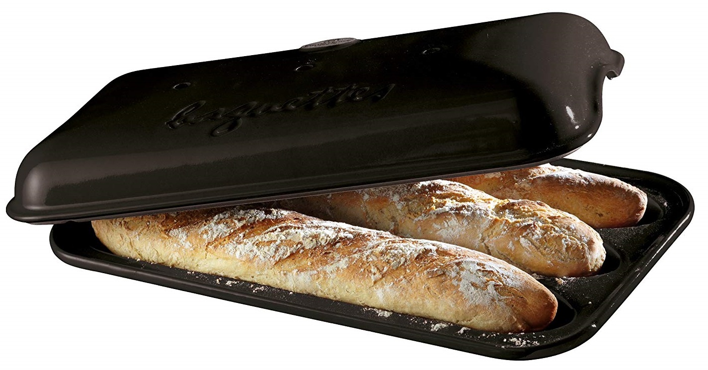 

Форма для выпечки багета Emile Henry HR Oven Ceramic Specialized Cooking 39 x 24 см Черная