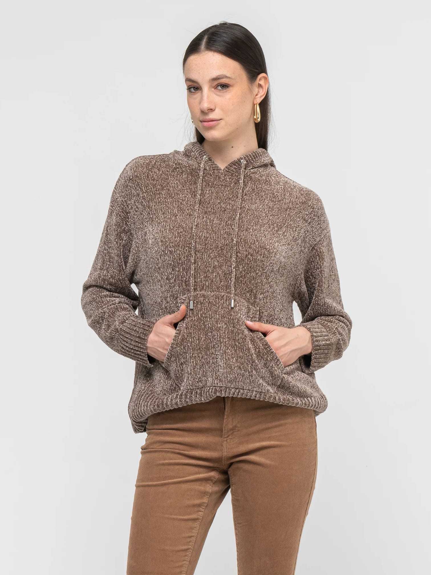 Акція на Худі жіноче Piazza Italia 01099-71819 S/M Turtle Grey від Rozetka