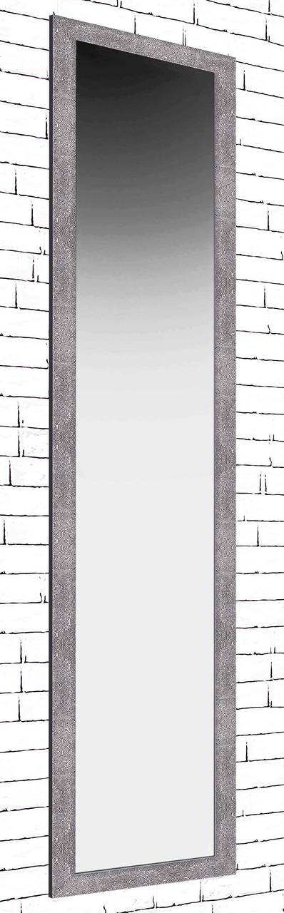 

Зеркало настенное в раме Factura Gray stone sea bottom 45х169 см серый камень