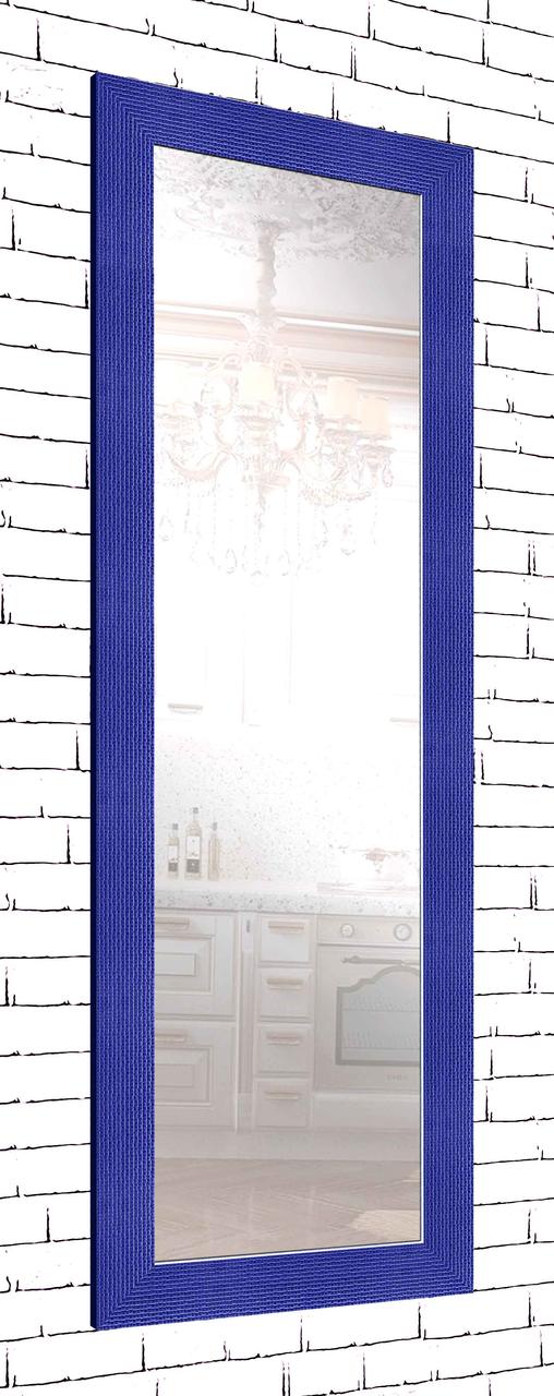 

Зеркало настенное в раме Factura Blue cube 60х174 см синий
