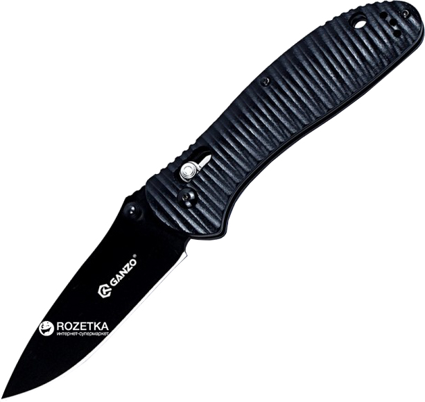 

Туристический нож Ganzo G7393P Black (G7393P-BK)