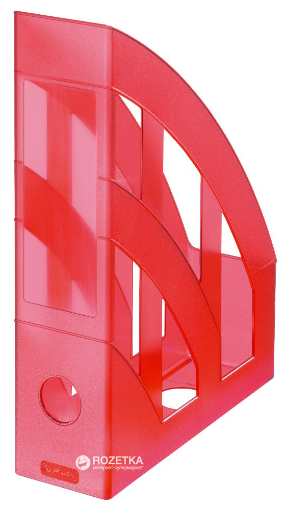

Вертикальный лоток Herlitz Classic Transparent Красный (10653822)