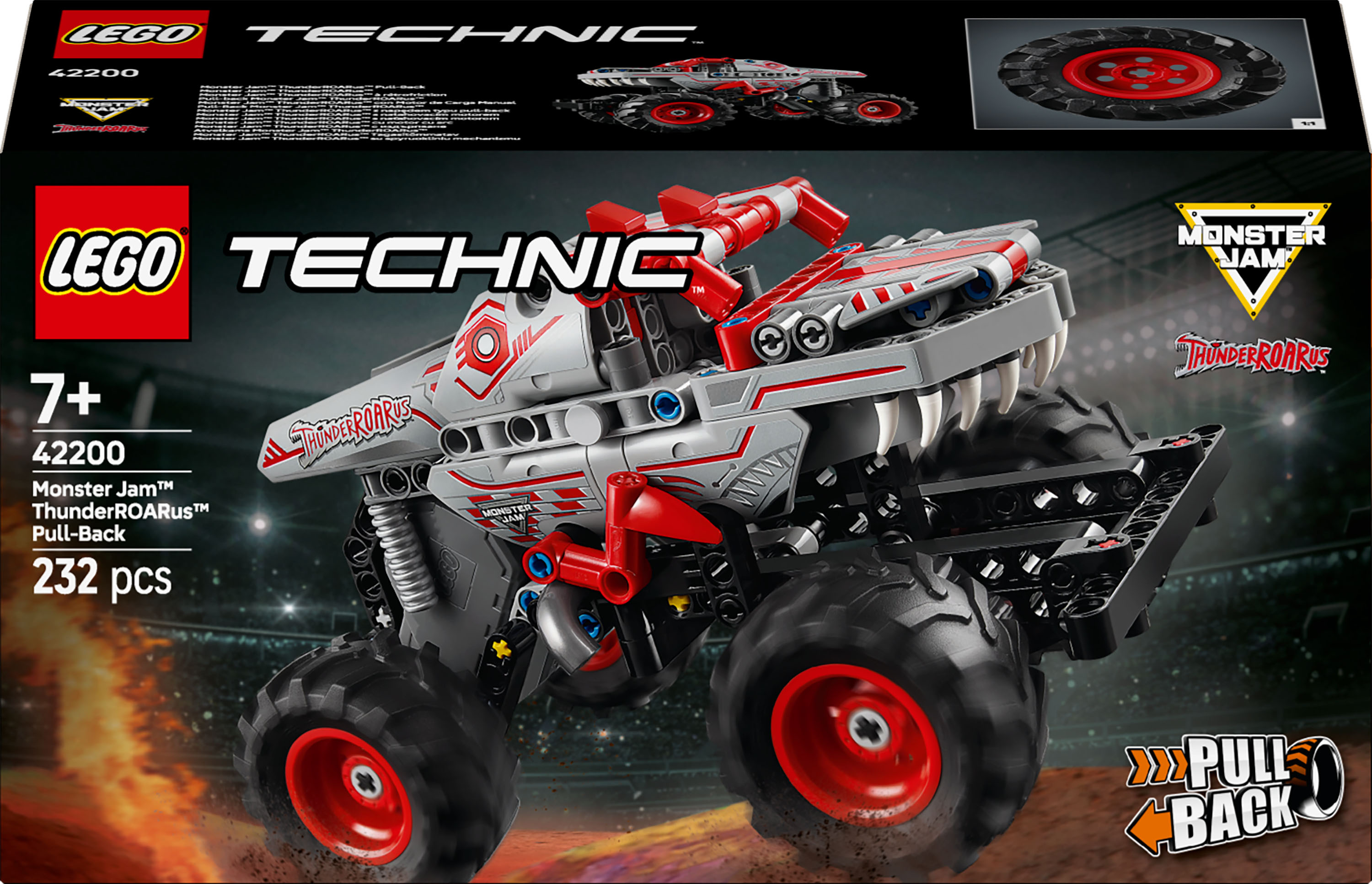 Конструктор LEGO Technic Monster Jam ThunderROARus с инерционным