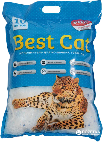 

Наполнитель для кошачьего туалета Best Cat Blue Силикагелевый впитывающий 4 кг (10 л) (SGL008/6907396109628)