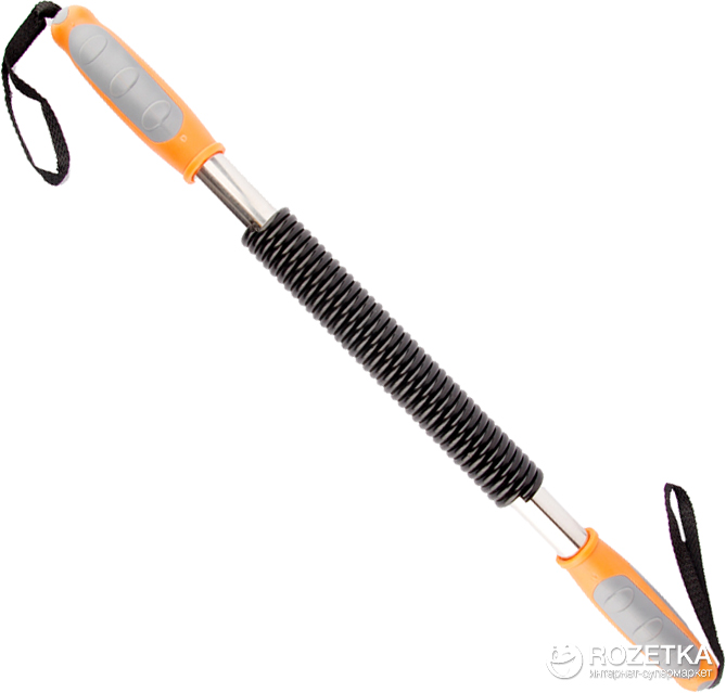 

Эспандер LiveUp Power Twister пружинный Black-Orange (LS3161B)