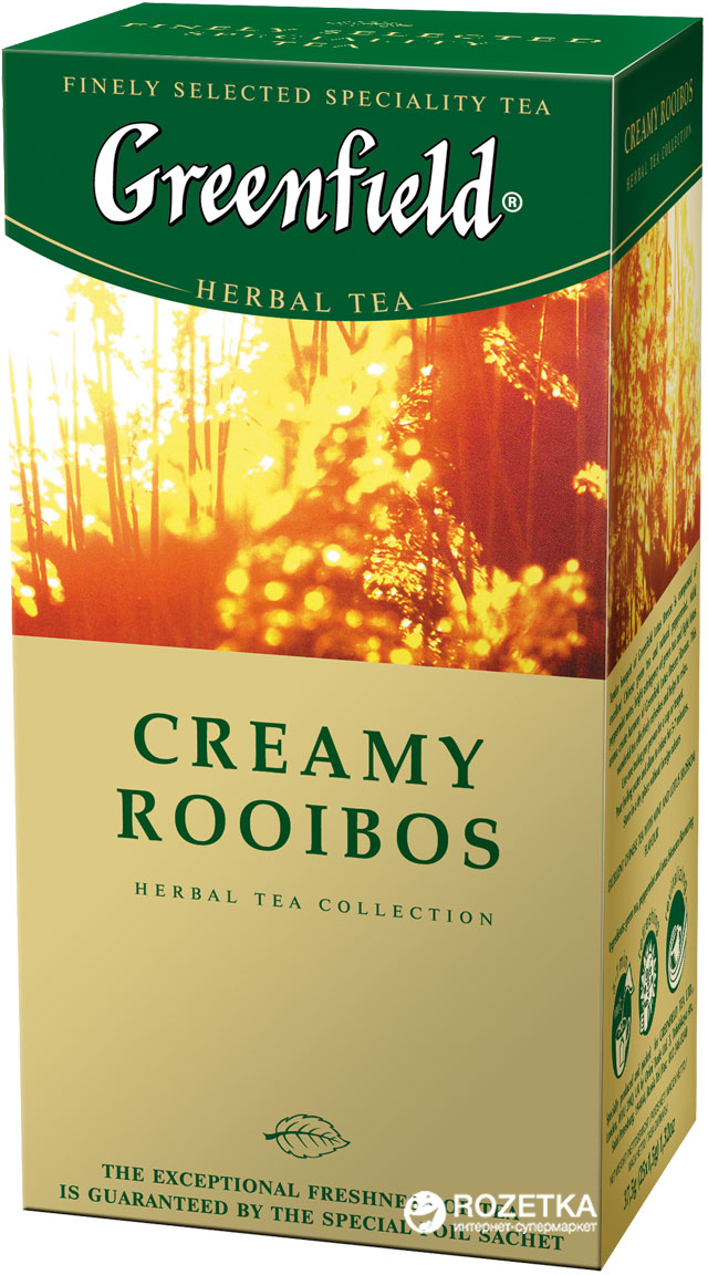 Чай пакетированный Greenfield Creamy Rooibos 25 х 1.5 г (4823096802701 ...