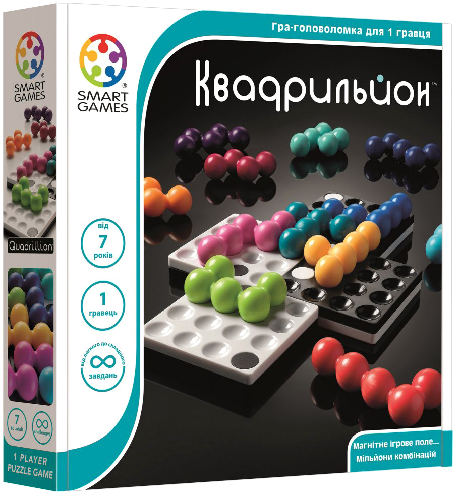 

Настольная игра Smart Games Квадриллион (SG 540 UKR) (5414301517931)