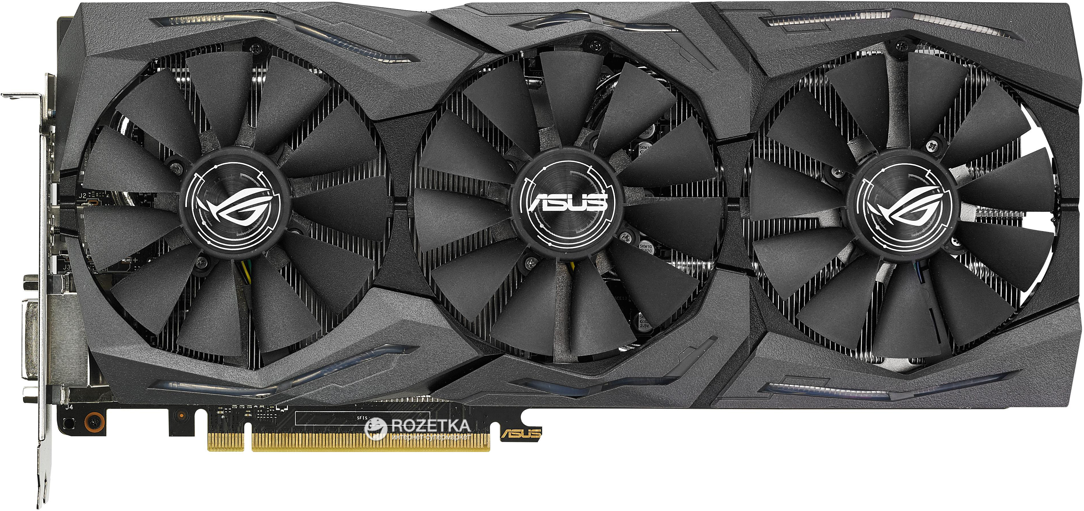 カ*ト様 GTX1080 Видеокарта Asus PCI-Ex GeForce GTX 1080 ROG Strix 8GB GDDR5X