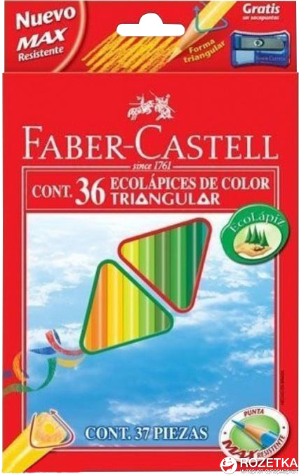 

Набор цветных карандашей Faber-Castell 36 шт (7891360556381)