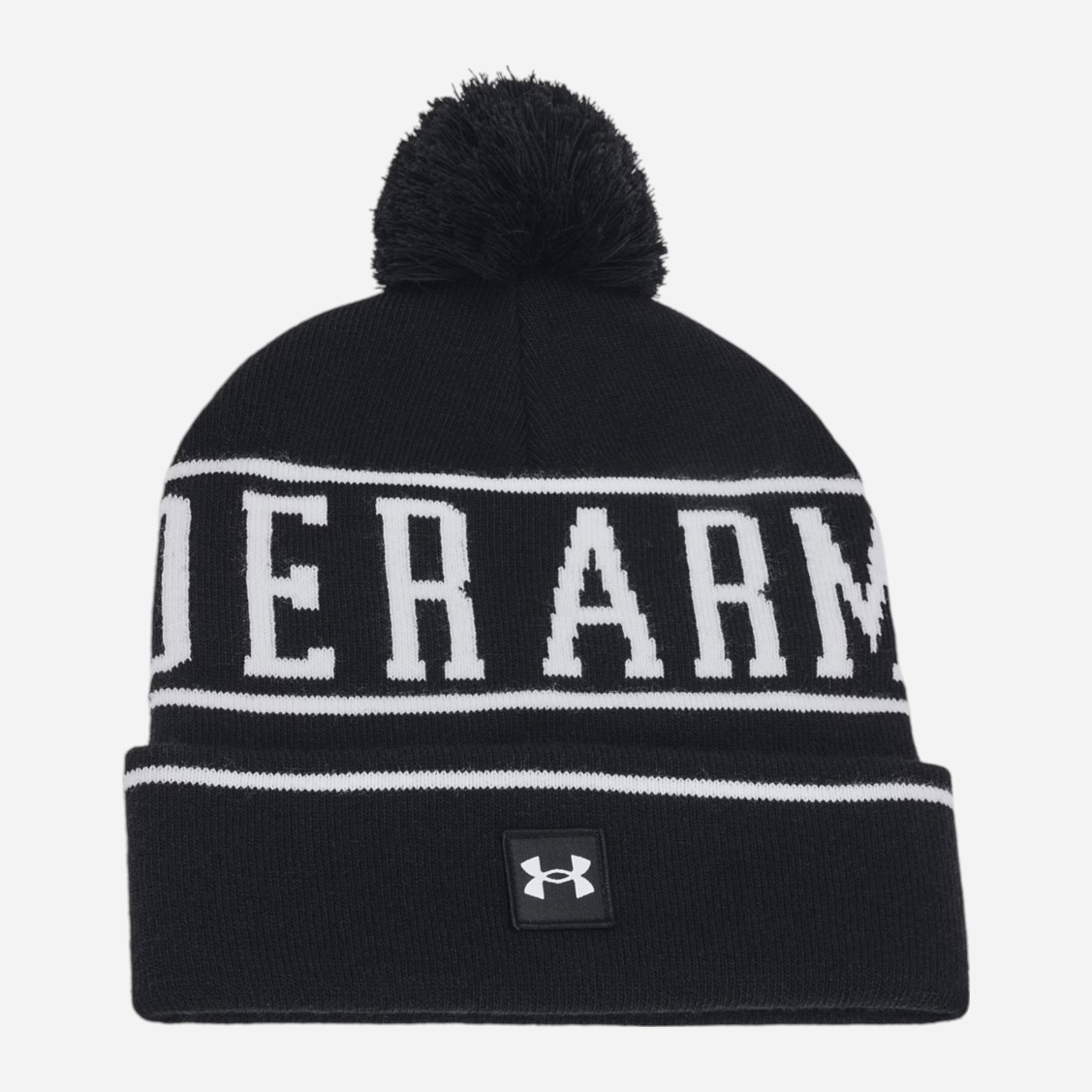 Акція на Шапка чоловіча Under Armour M Halftime Pom Beanie 1386634-001 One Size Чорна від Rozetka