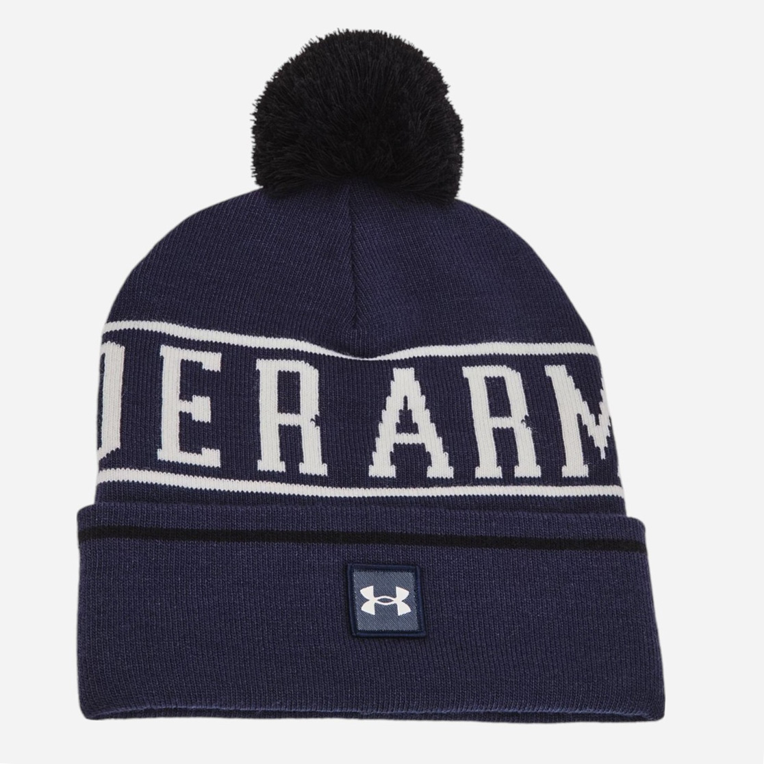 Акція на Шапка чоловіча Under Armour M Halftime Pom Beanie 1386634-410 One Size Синя від Rozetka