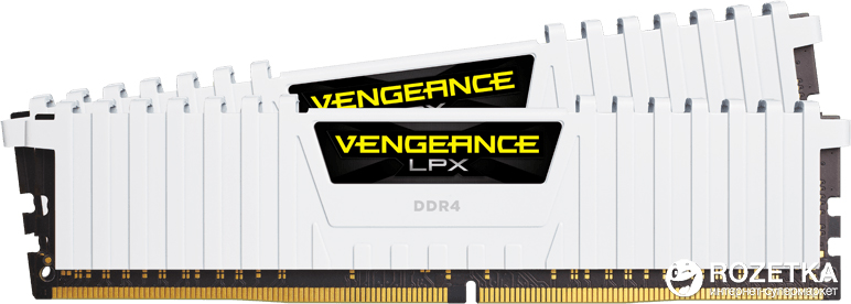 

Оперативная память Corsair DDR4-3200 16384MB PC4-25600 (Kit of 2x8192) Vengeance LPX (CMK16GX4M2B3200C16W) White