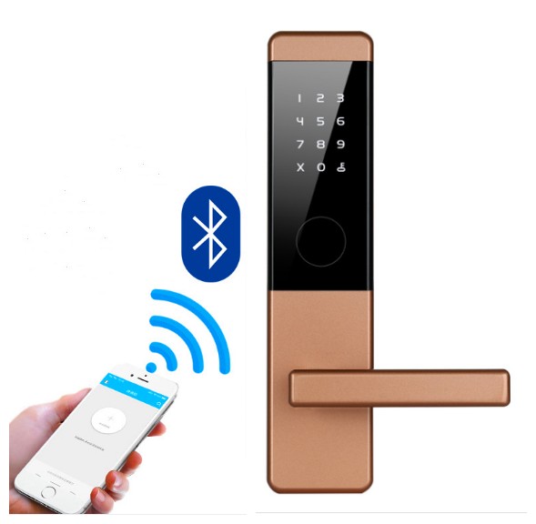 

Умный замок Qleung S815 Rose Gold