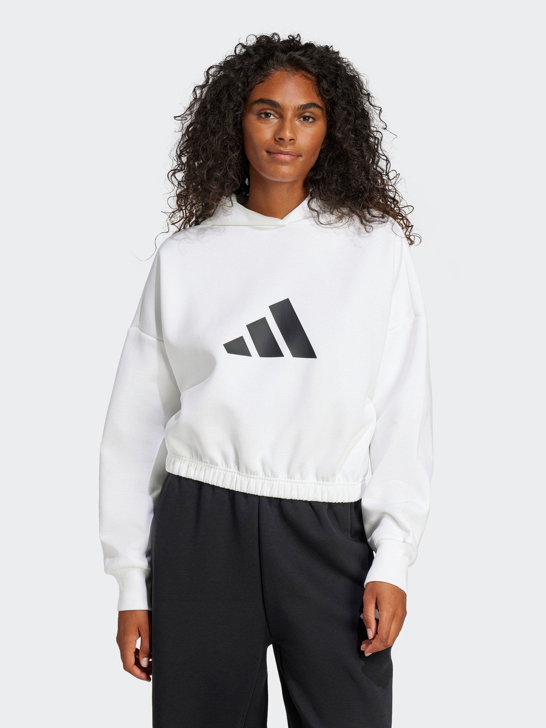 Акція на Худі жіноче Adidas W Fi 3B Oh Hd JE0137 M White від Rozetka