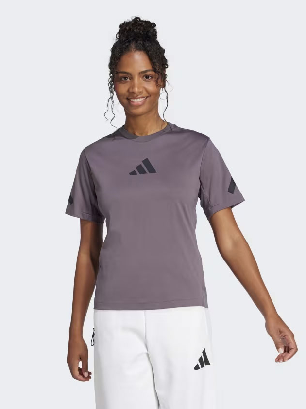 Акція на Футболка бавовняна жіноча Adidas W Z.N.E. Tee JC5399 L Grestr від Rozetka