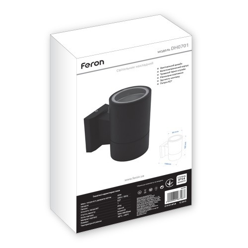 

Архитектурный светильник Feron DH0701 черный