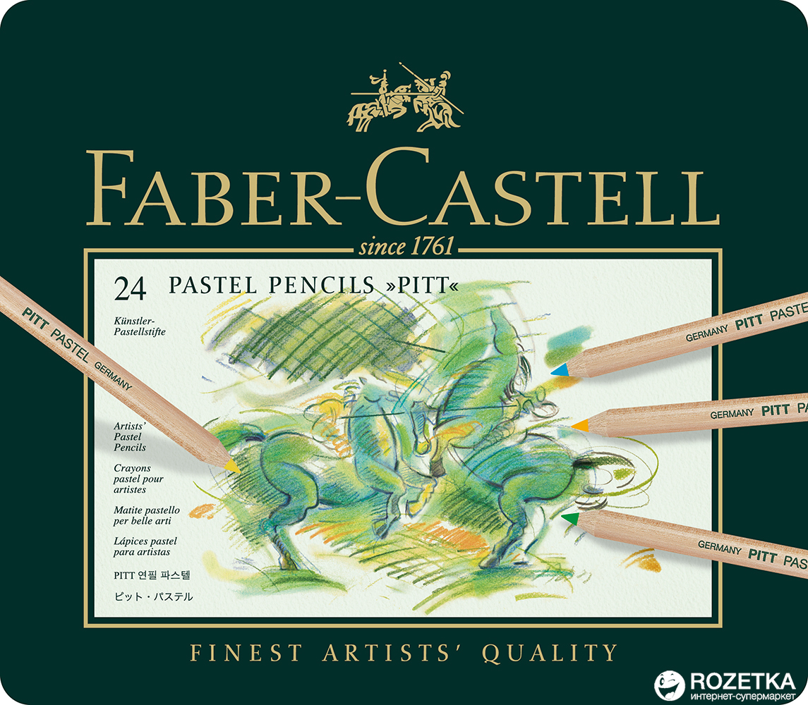 

Набор цветных карандашей Faber-Castell Pitt Pastel 24 шт (112124)