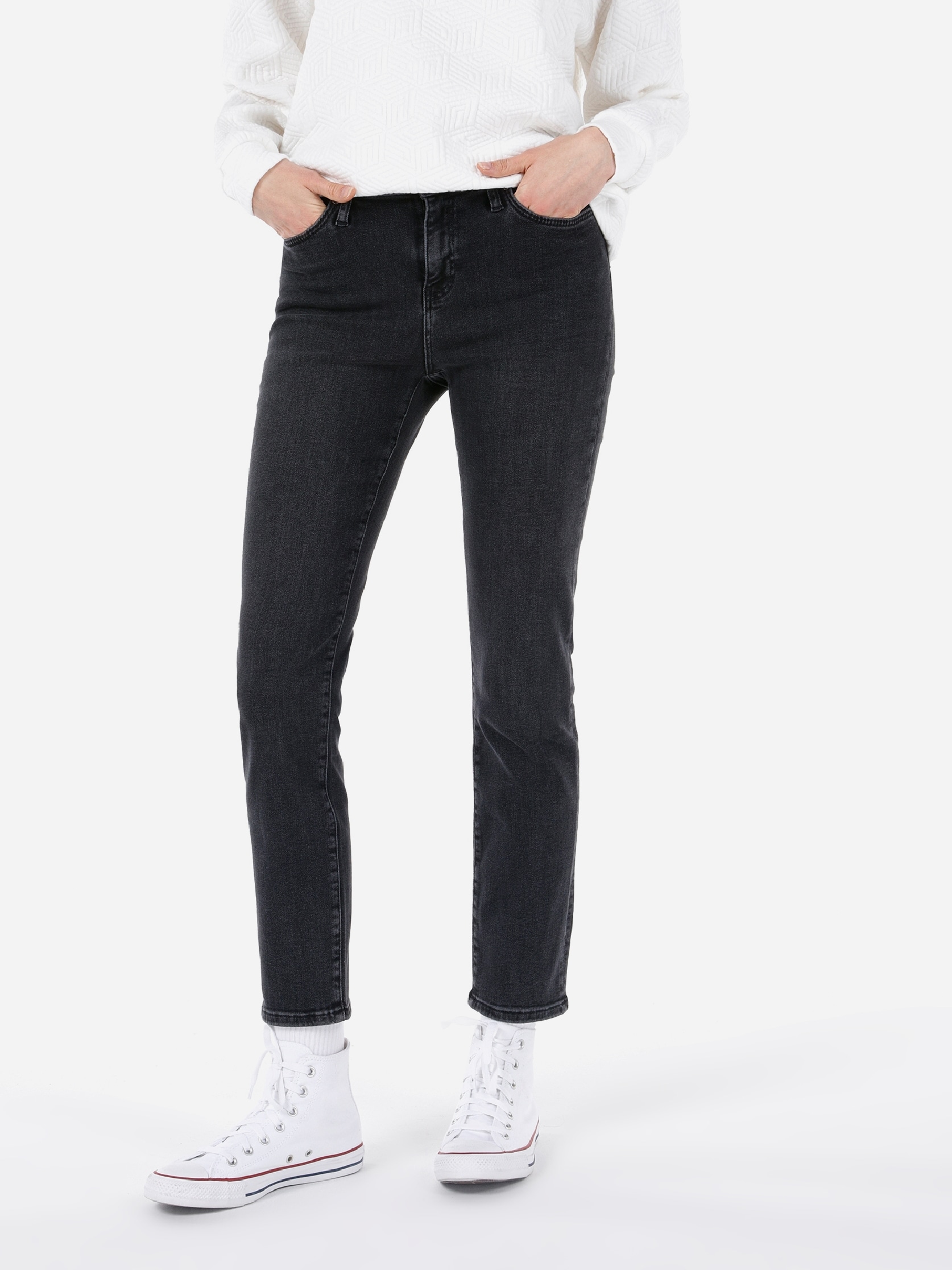 Акція на Джинси Slim Fit жіночі Colin's 703 Carla CL1067480DN09258 27-32 Tegan Wash від Rozetka