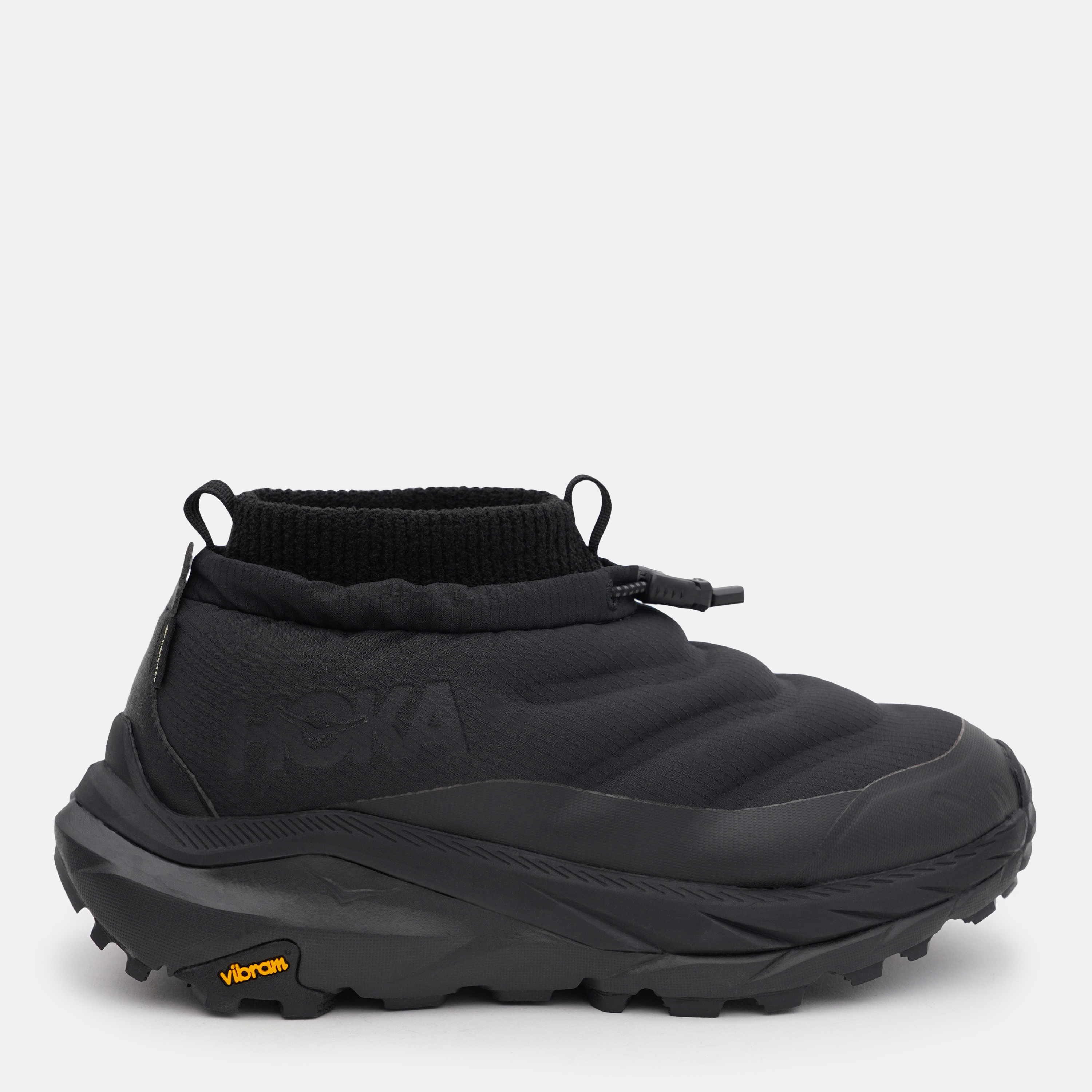 Акція на Жіночі зимові черевики низькі для туризму з Gore Tex HOKA ONE ONE Kaha 2 Frost Moc Gtx 1155196-BBLC 37.5 (6US) 23 см Чорні від Rozetka