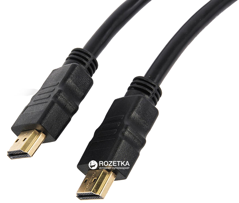 Акция на Кабель Ultra HDMI - HDMI v1.4 10 м (UC77-1000) от Rozetka UA