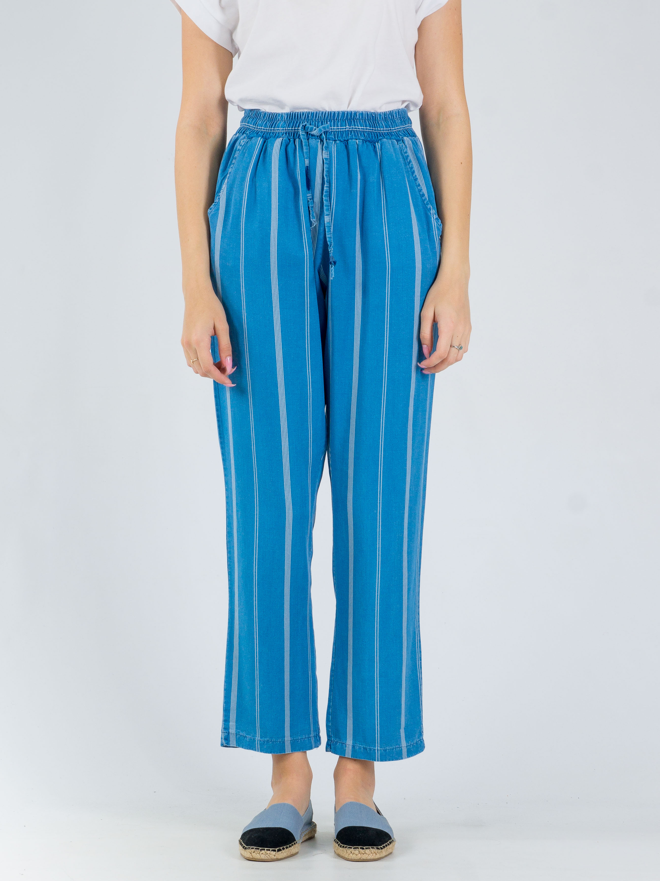 

Брюки в полоску BEBE PLUS 24868  Синий, Брюки в полоску BEBE PLUS 24868 S Синий