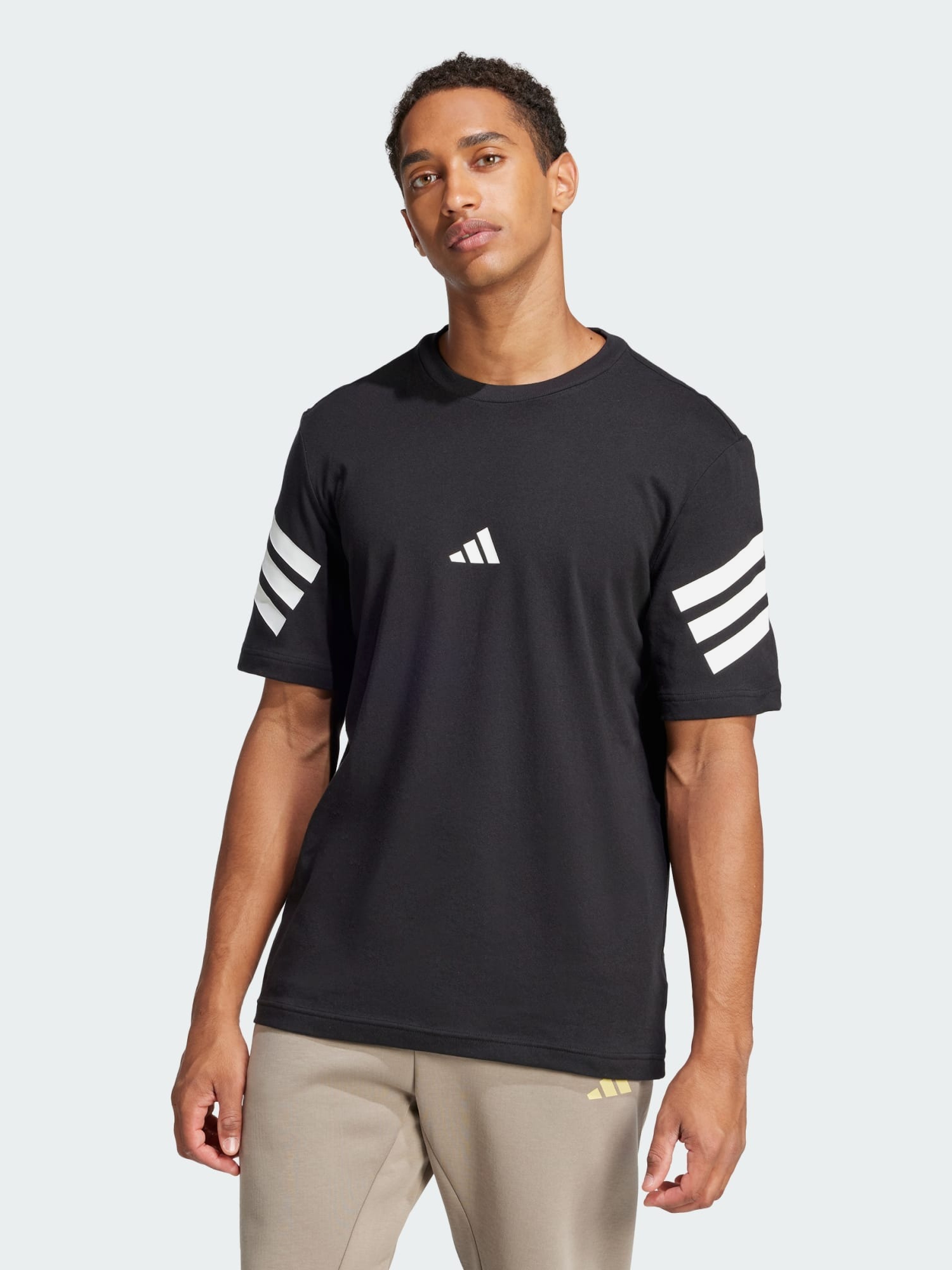 Акція на Футболка бавовняна довга чоловіча Adidas Not Sports Specific M Fi 3S Reg T JD4877 XL Black від Rozetka