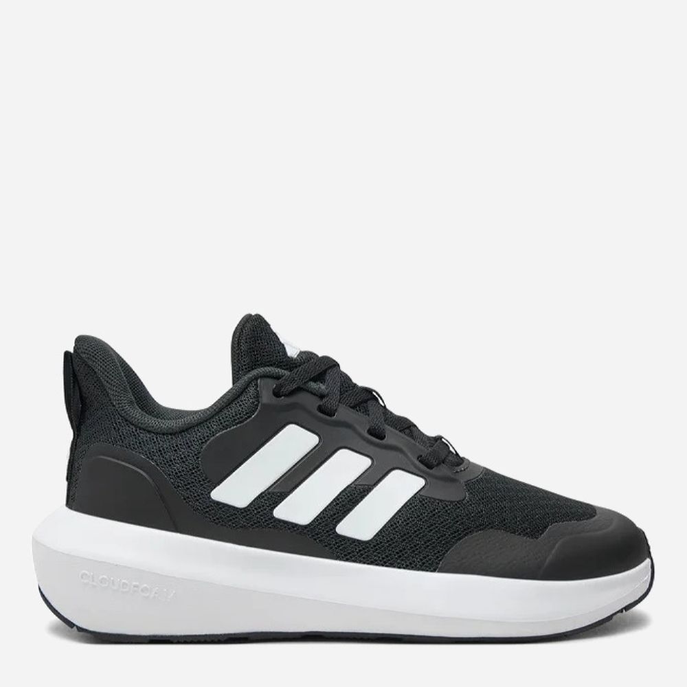 Акція на Підліткові кросівки для дівчинки Adidas Fortarun 3.0 J IH2844 40 Cblack/Ftwwht/Cblack від Rozetka
