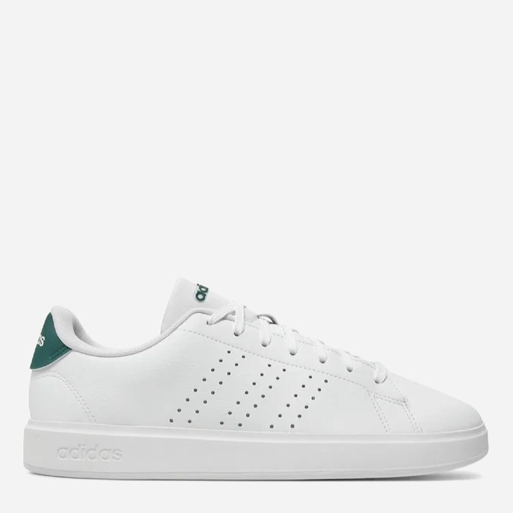 Акція на Чоловічі кеди низькі Adidas Advantage 2.0 IG9166 44 (9.5UK) 28 см Ftwwht/Cblack/Cgreen від Rozetka