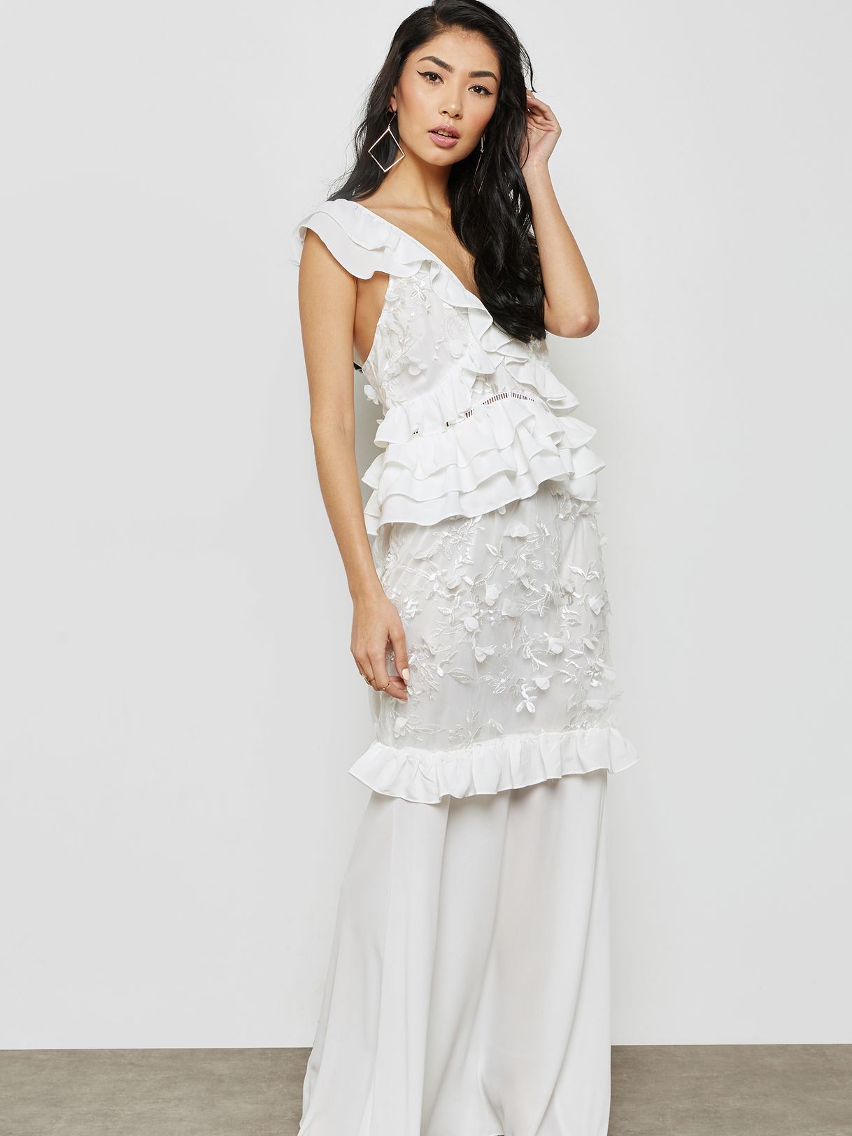 

Платье с воланами Lost Ink 1001115021500012  Белый, Платье с воланами Lost Ink 1001115021500012 S Белый