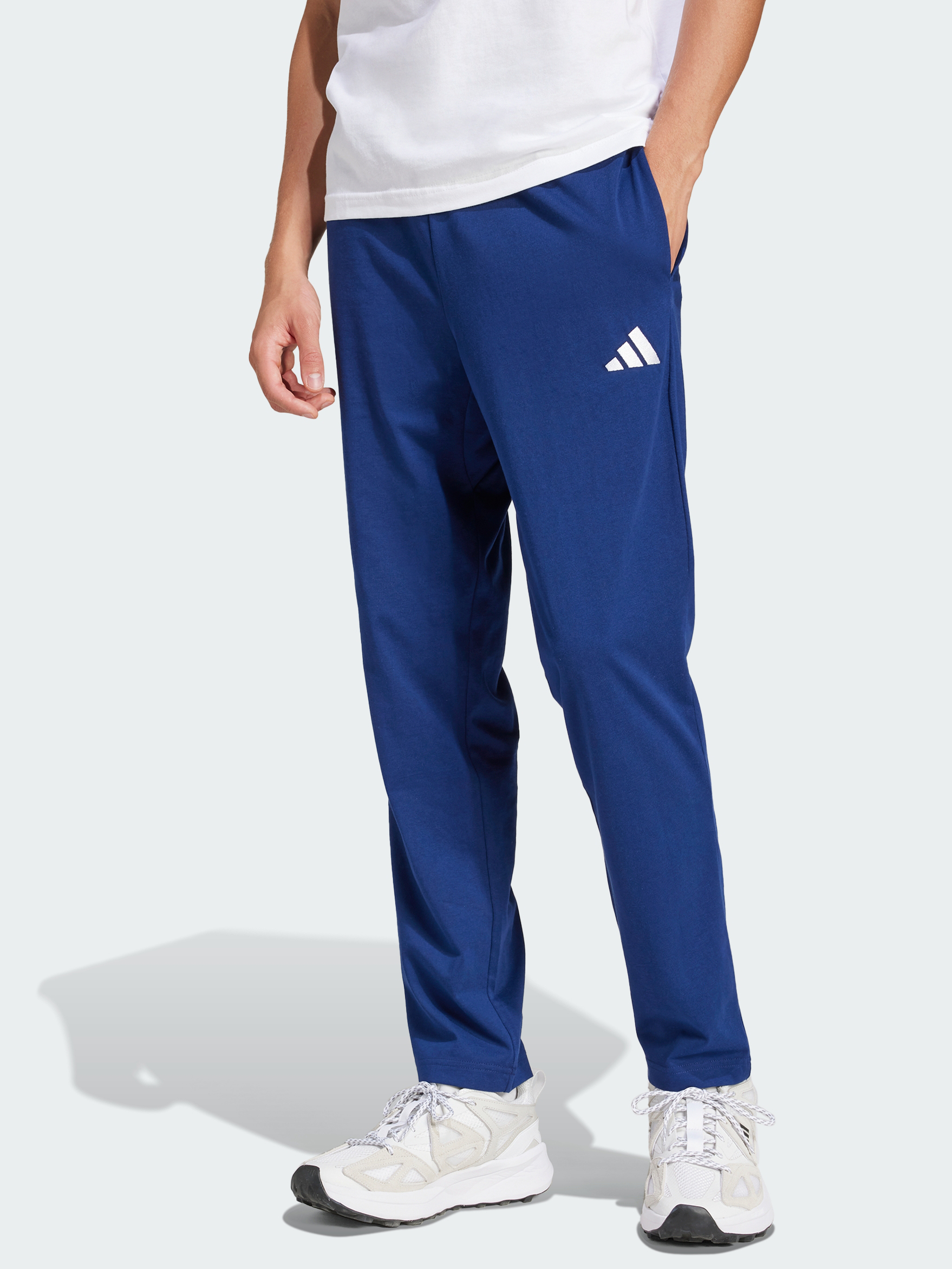 Акція на Спортивні штани чоловічі Adidas M Sl Sj To Pt JF1108 2XL Dkblue/White від Rozetka