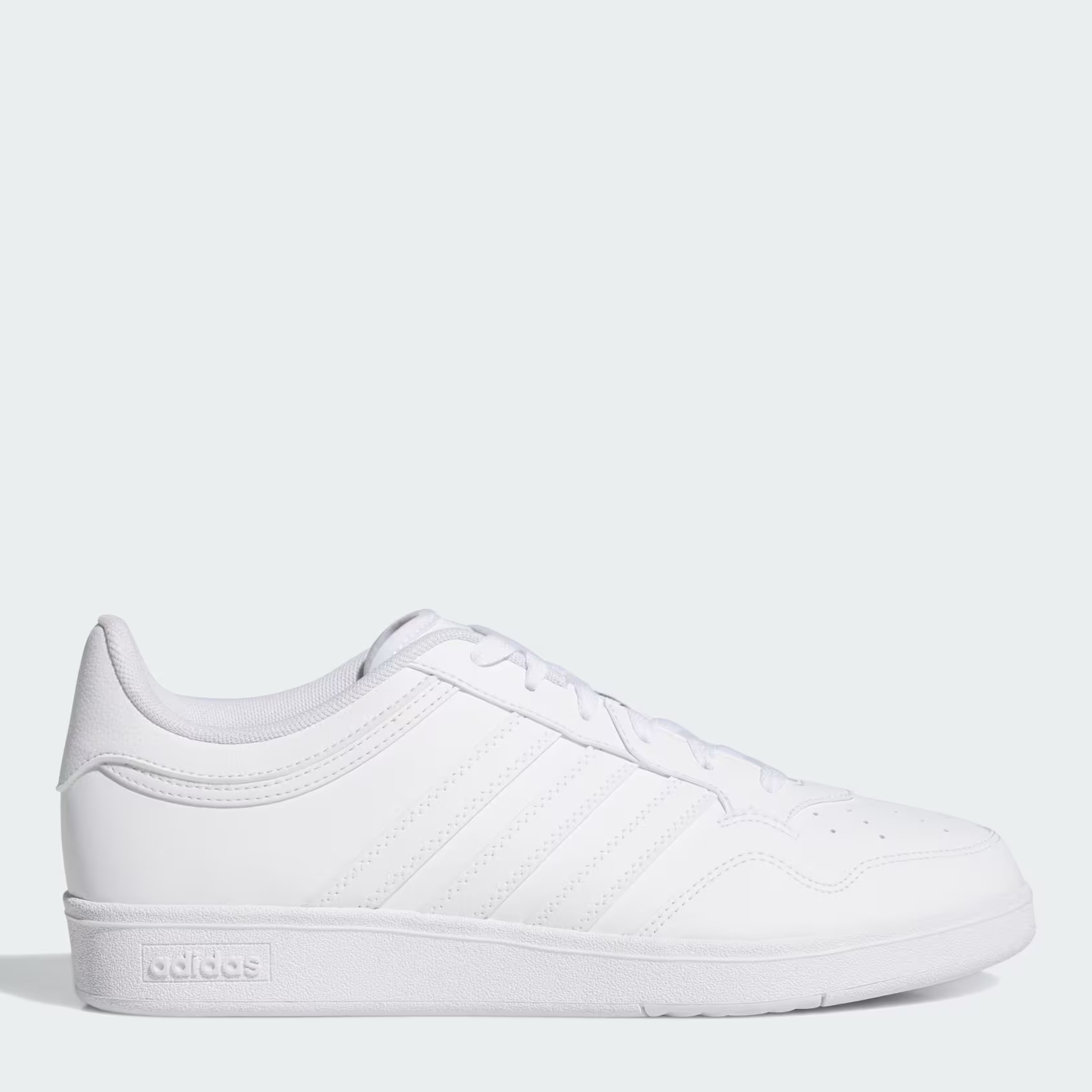 Акція на Чоловічі кеди низькі Adidas Hoops 4.0 JH6141 40.5 (7UK) 25.5 см Ftwwht/Ftwwht/Cblack від Rozetka