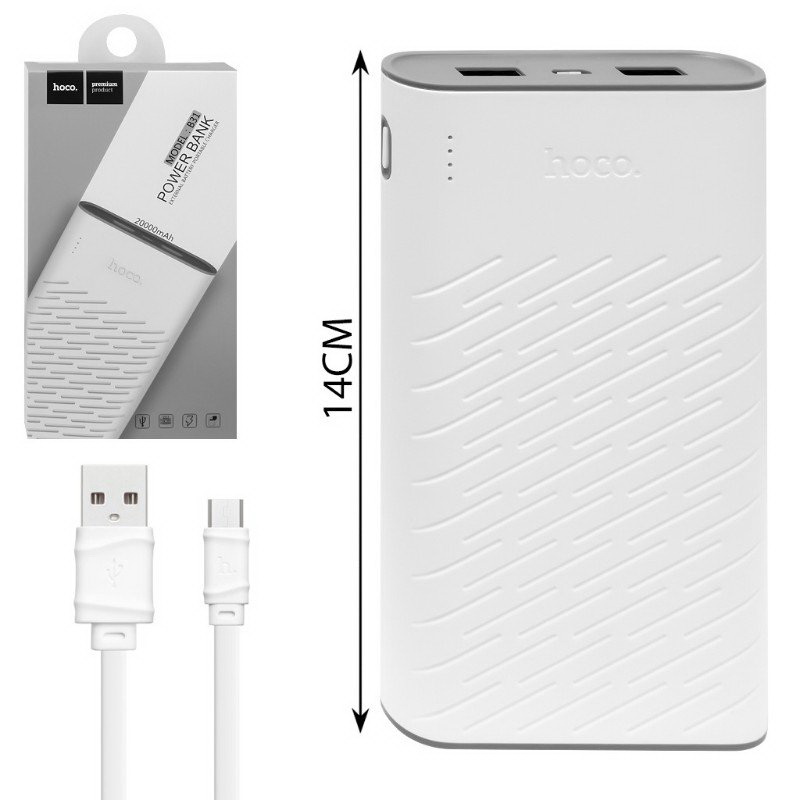 

УМБ Power Bank Hoco B31 Rege 20000 mAh White