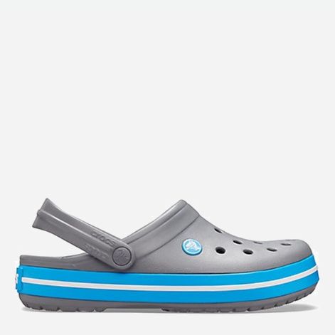 Акція на Жіночі крокси Crocs Jibbitz Crocband 11016-07W-M5/W7 37-38 23 см Сіро-сині від Rozetka