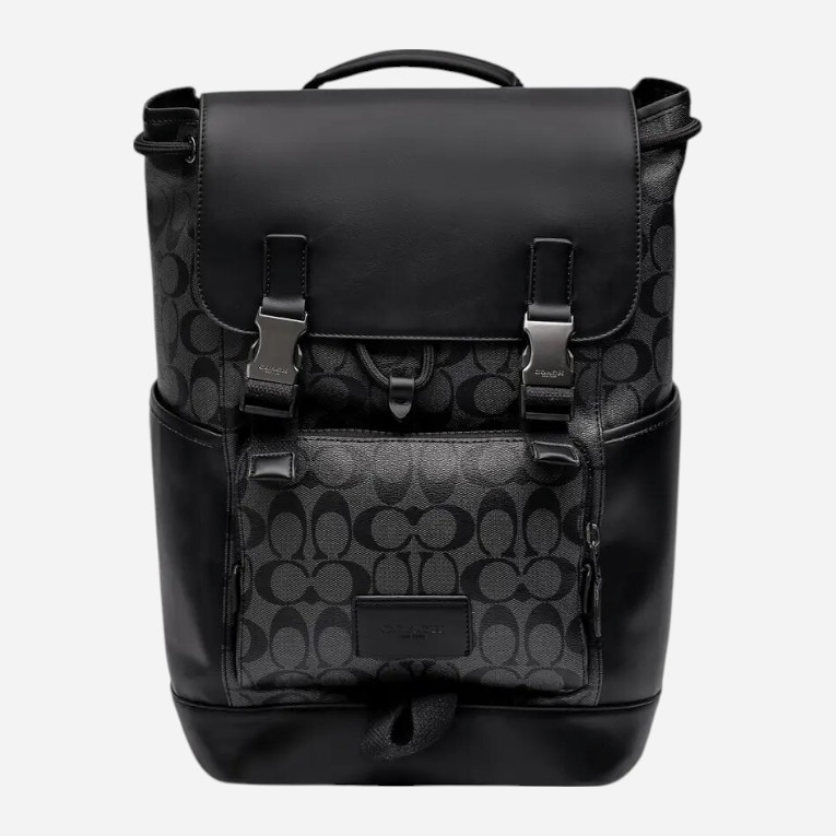 Рюкзак з натуральної шкіри 15 л вміщує формат А4 Coach Track Backpack In Signature Canvas BG-COA-55 Чорний від Rozetka на платформі USKIDKA Акція на Рюкзак з натуральної шкіри 15 л вміщує формат А4 Coach Track Backpack In Signature Canvas BG-COA-55 Чорний від Rozetka