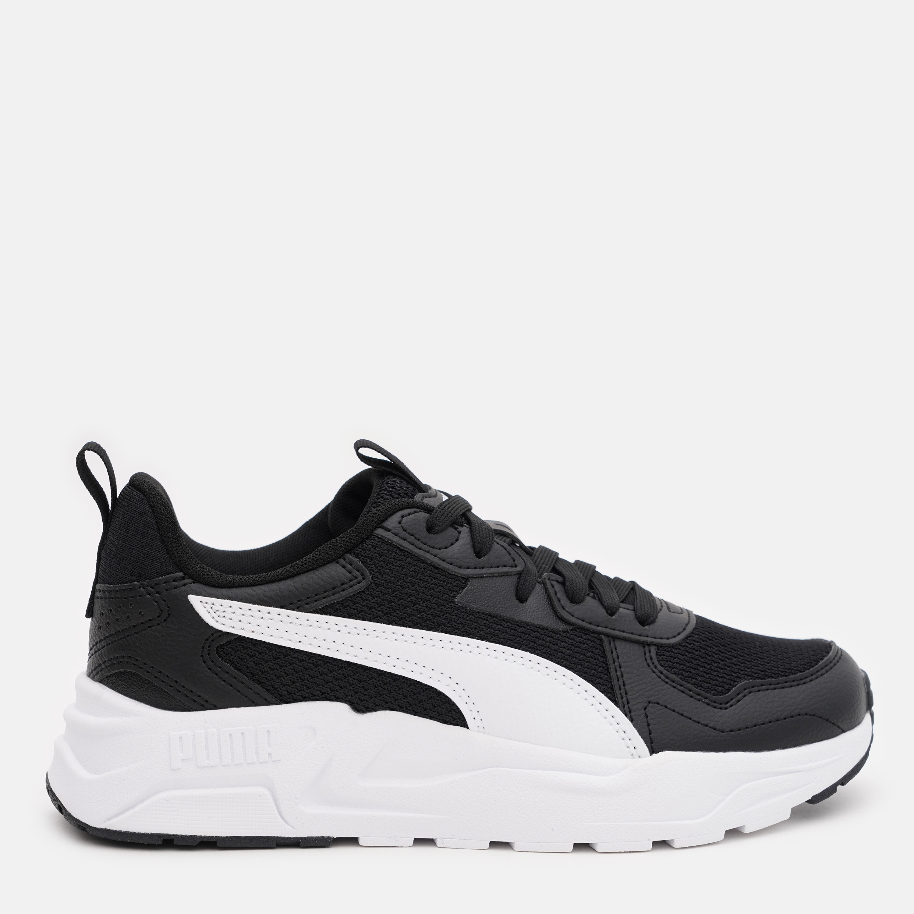 Акція на Підліткові кросівки для хлопчика Puma Trinity Lite 39144301 36 Black-Black-White від Rozetka