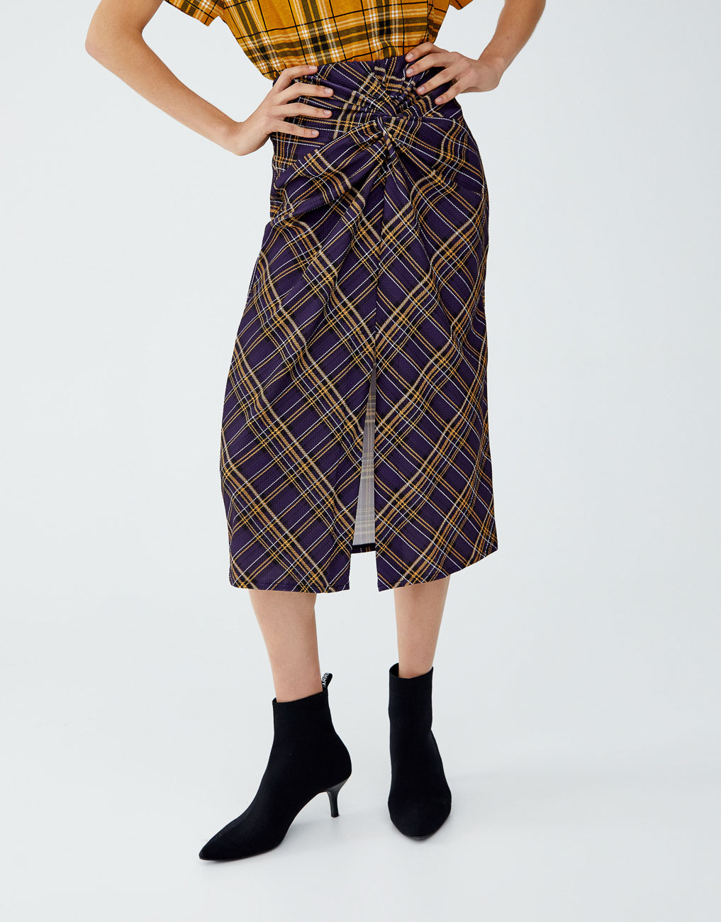 

Юбка PULL & BEAR Ж1030058 (9398/396/611) цвет фиолетовый M