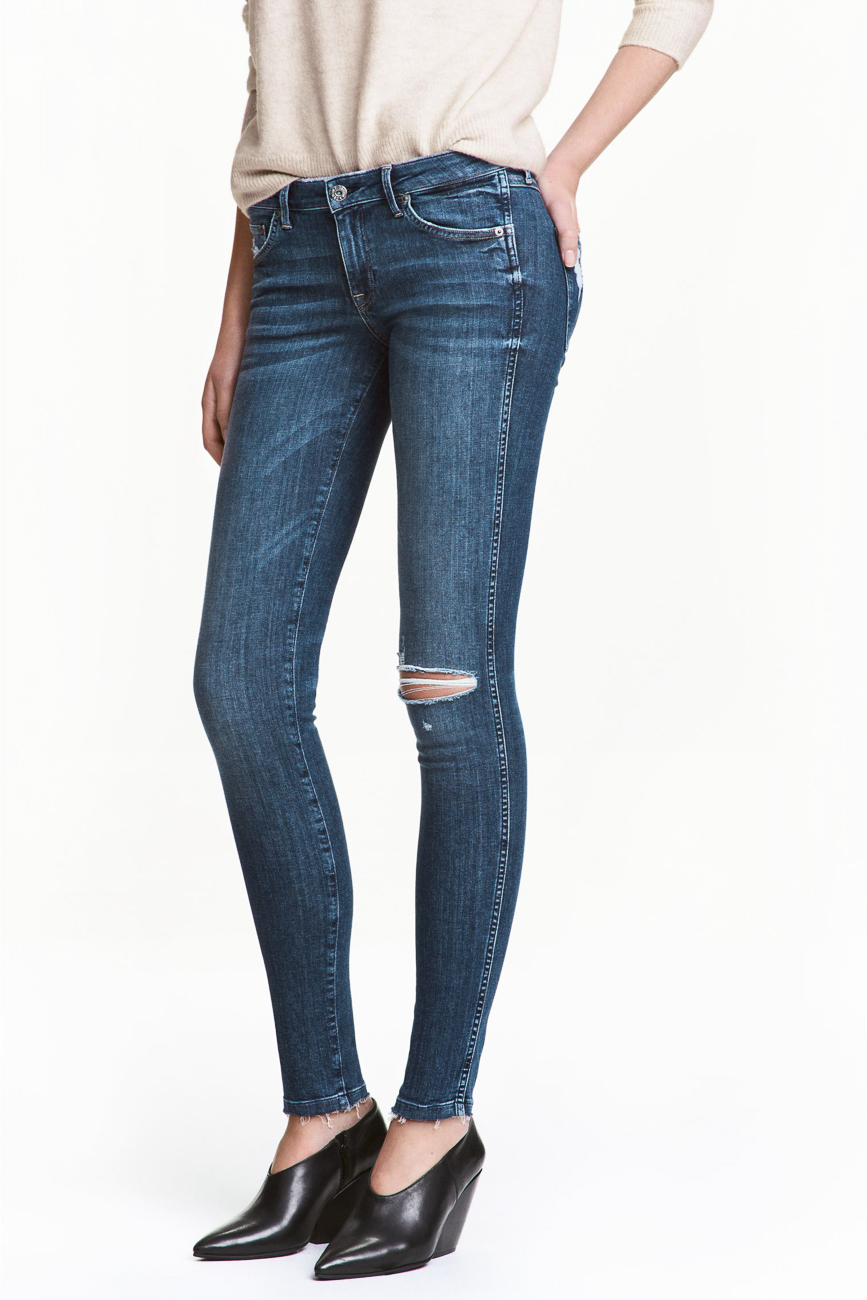 

Джинсы H&M Ж1031279 цвет синий 25/30