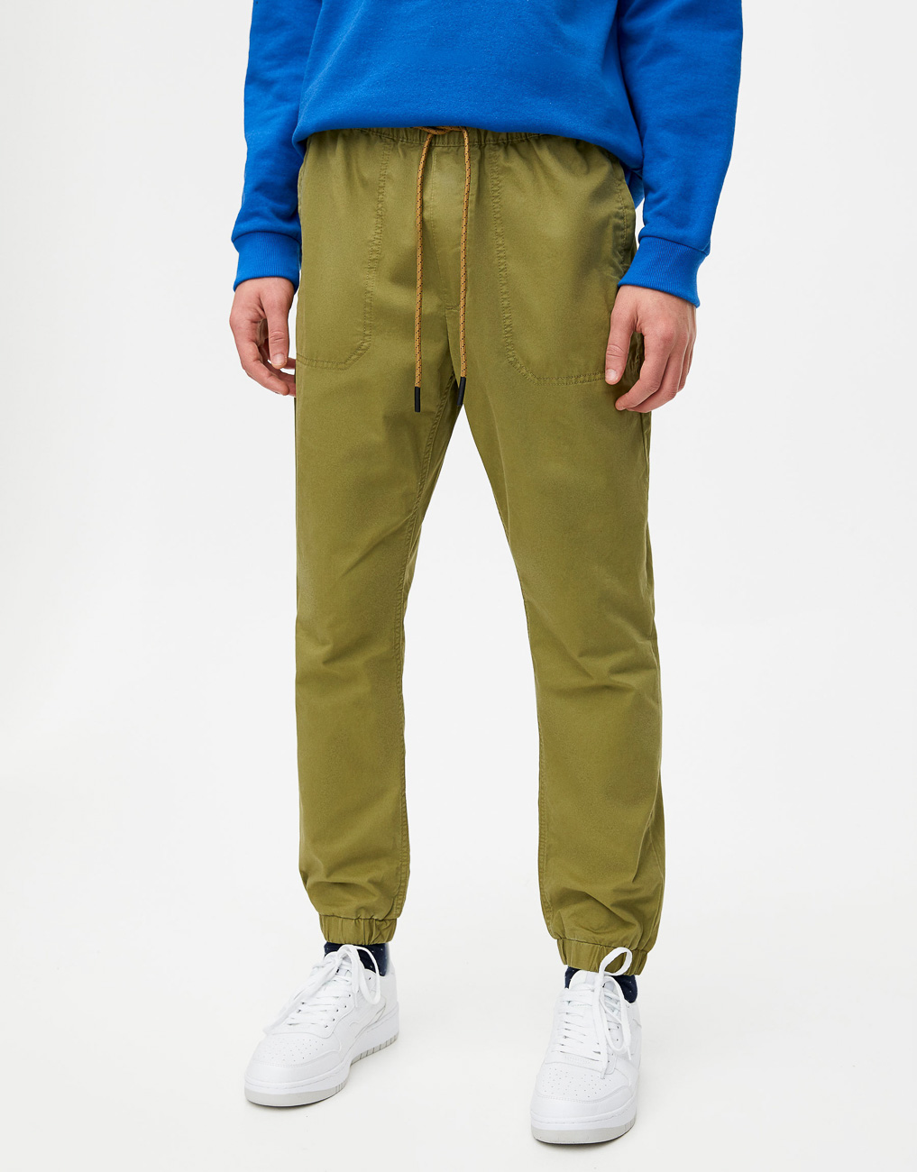 

Брюки PULL & BEAR М0102604 (5679/502/505) цвет зеленый 36