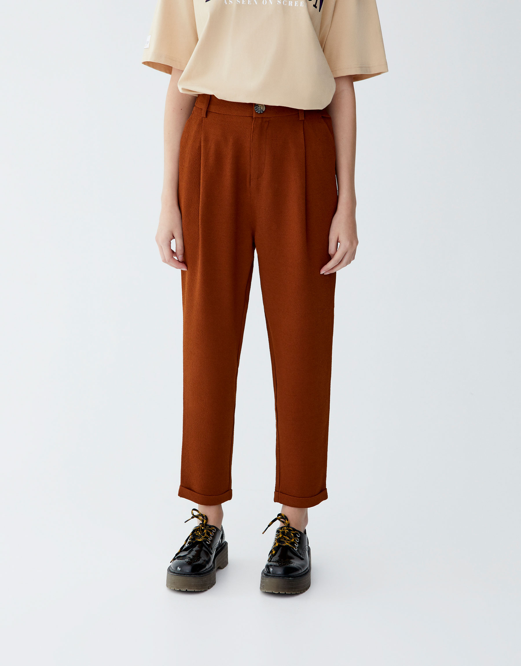 

Брюки PULL & BEAR Ж1030434 (9680/302/700) цвет коричневый L