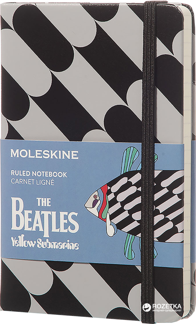 

Записная книга Moleskine Beatles 9 х 14 см 192 страницы в линейку Fish (8055002851565)